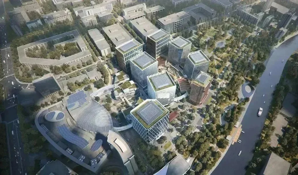 86万㎡北京太古坊封顶！2026最炸滨水综合体，又一地标项目即将落地！