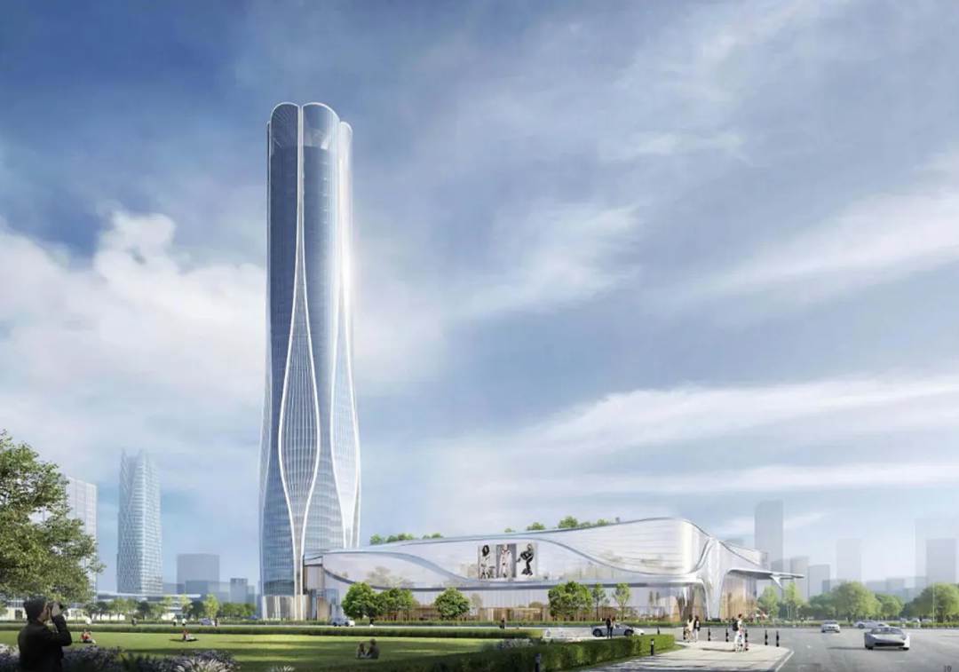 桐乡40亿振石广场主楼提前封顶 将成城市新地标 - 图片 4