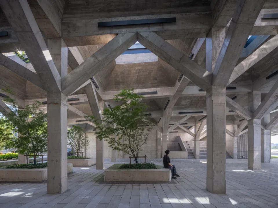 上海临港滴水湖一号码头竟用地景化设计变出滨水活力场 - 图片 32