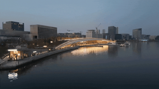 上海临港滴水湖一号码头竟用地景化设计变出滨水活力场 - 图片 42