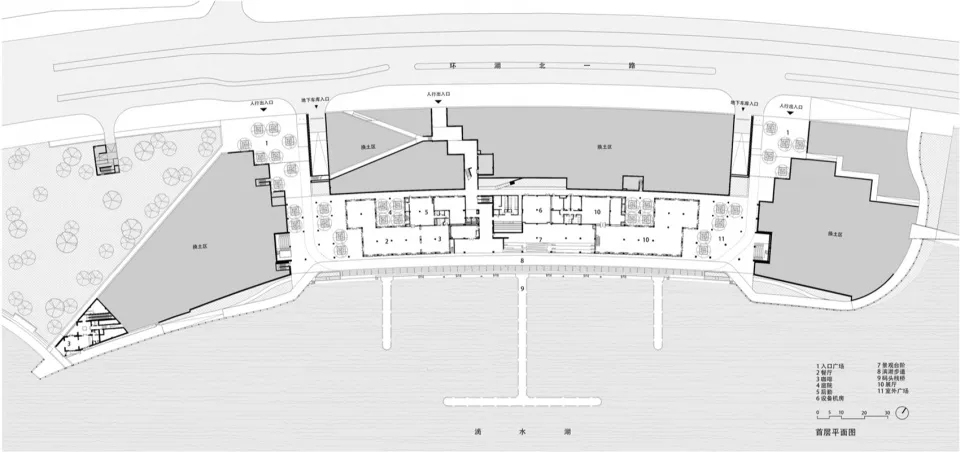 上海临港滴水湖一号码头竟用地景化设计变出滨水活力场 - 图片 48