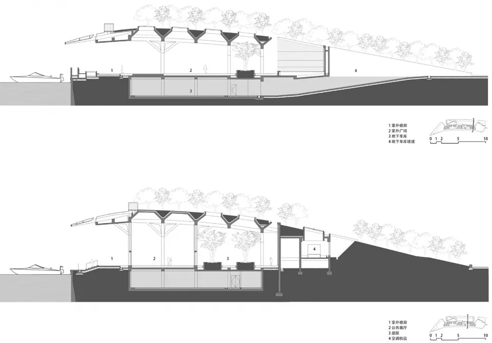 上海临港滴水湖一号码头竟用地景化设计变出滨水活力场 - 图片 50