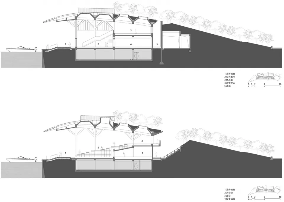 上海临港滴水湖一号码头竟用地景化设计变出滨水活力场 - 图片 51