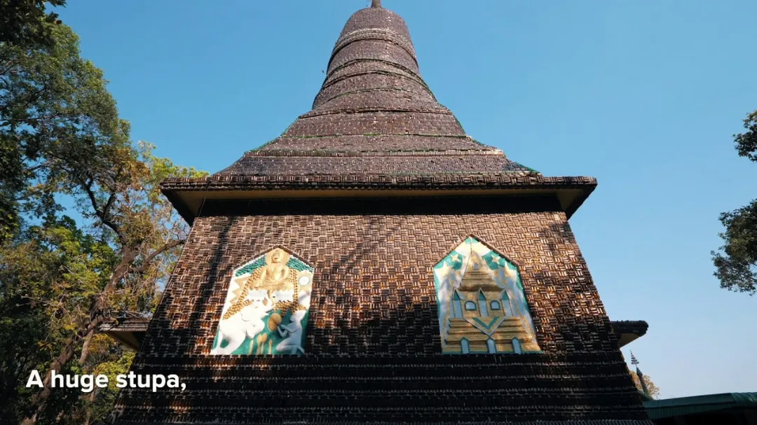 泰国僧侣用150万酒瓶建世界最大“百万瓶寺”成环保典范 - 图片 18