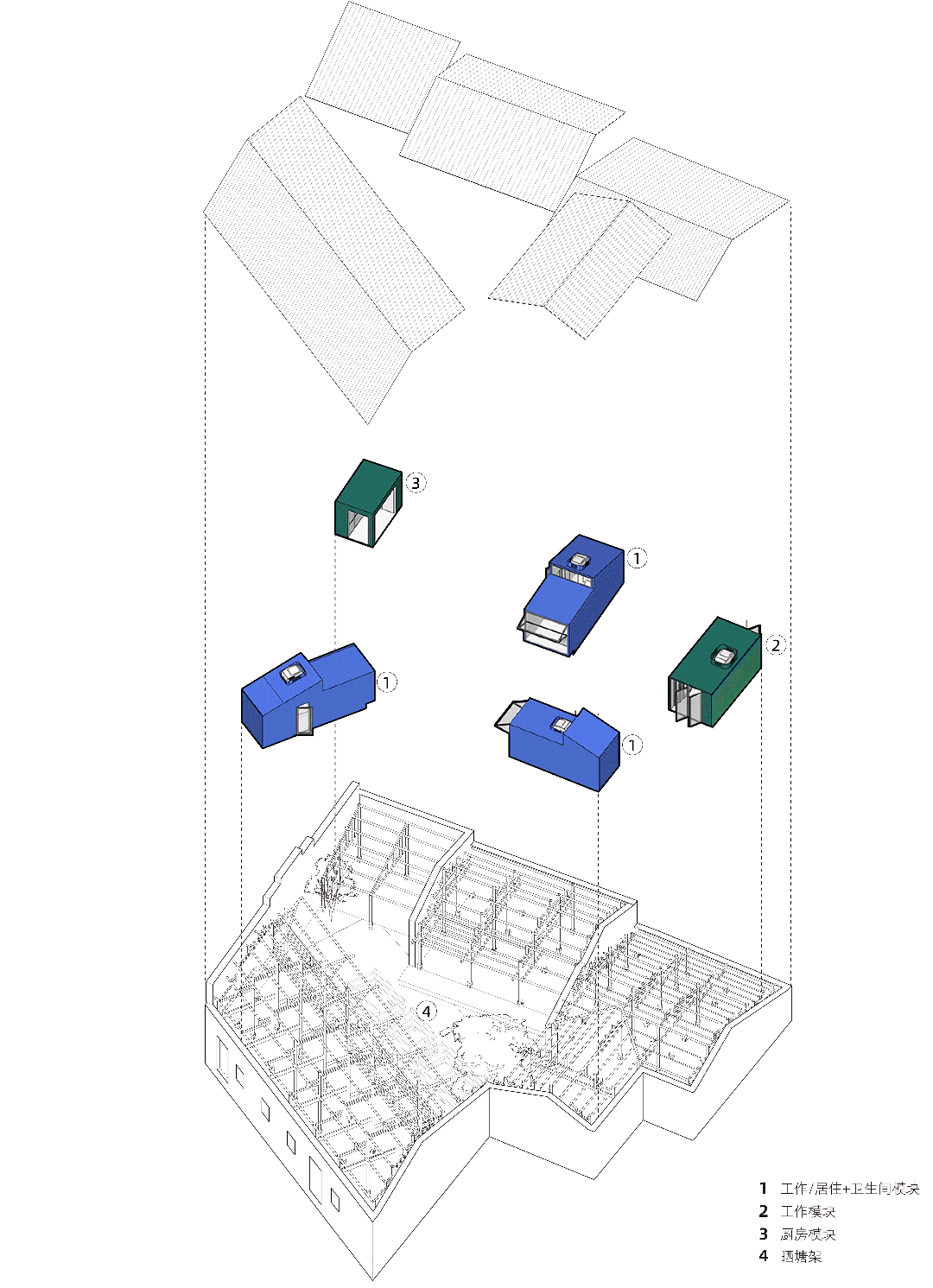 众建筑“插件家”预制模块让老建筑可逆改适配多元需求 - 图片 28