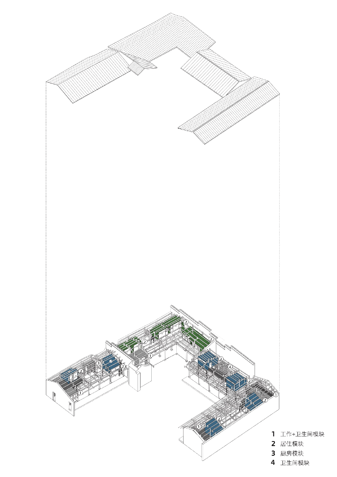 众建筑“插件家”预制模块让老建筑可逆改适配多元需求 - 图片 40