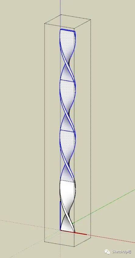 室内设计师用SketchUp+SUAPP快速做波浪景观栏杆 - 图片 5