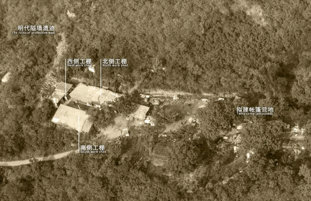 北京怀柔满栗台营地建筑借工棚木造与传统画意共生山地 - 图片 7
