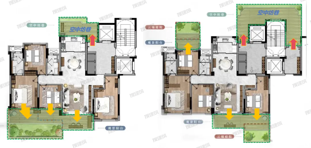 第四代住宅148㎡户型设计要点，案例全揭秘 - 图片 8