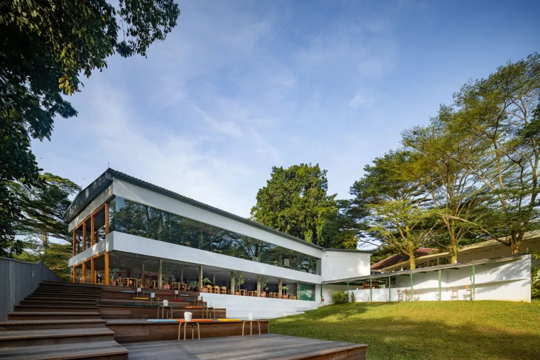 OMA新加坡AIR餐饮项目：留旧建筑自然造共享餐饮校园 - 图片 6