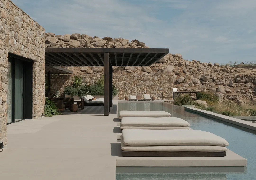 米科诺斯En Kyanó案例：光为灵魂的在地极简避世空间 - 图片 7