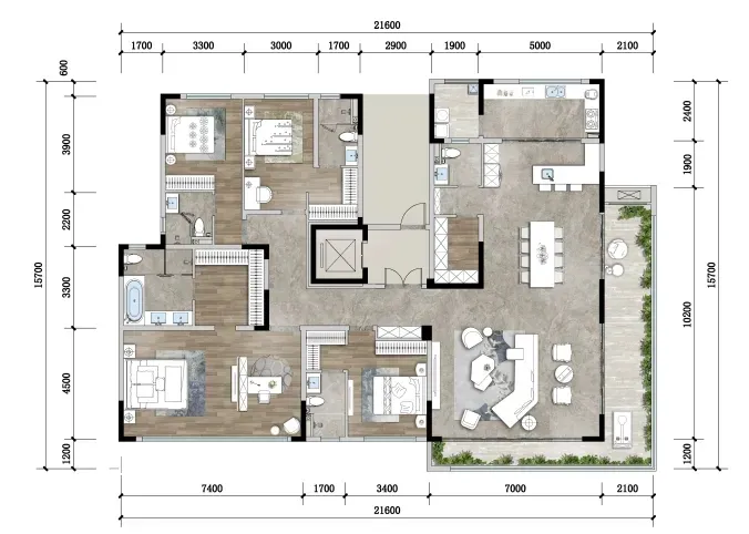 终极改善新选择！豪宅大平层设计的三大核心揭秘 - 图片 5