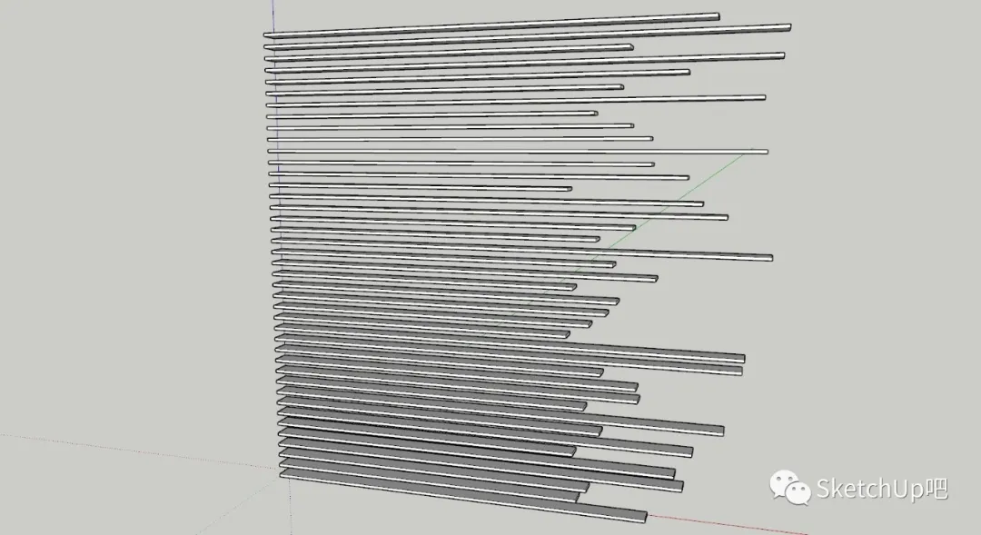 室内设计师用SketchUp插件搞定甲方异形廊架建模改需求 - 图片 6