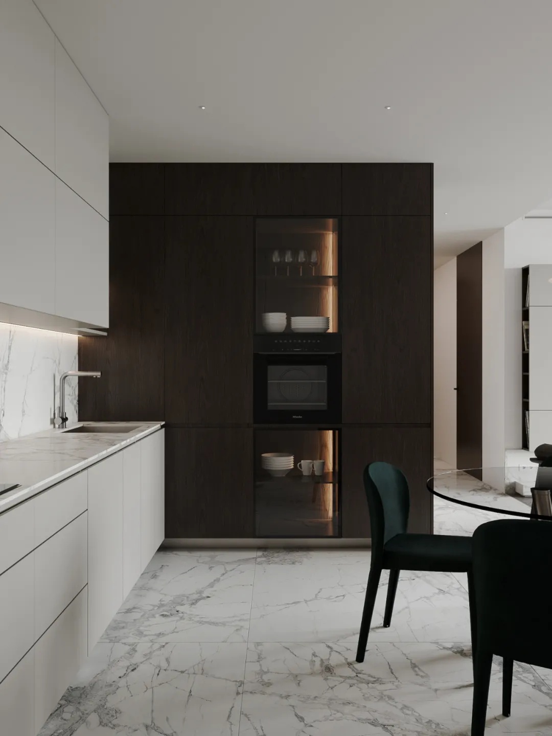 推荐设计师自媒体及乌克兰Nteam.Design90㎡极简公寓案例 - 图片 9