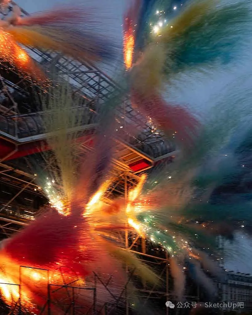 蔡国强AI白天烟火别蓬皮杜 蓬皮杜2030改造引设计思考 - 图片 7