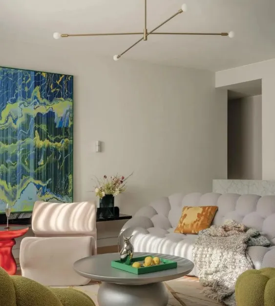 陈妍希主导设计北京豪宅 简约艺术交织藏设计巧思 - 图片 9