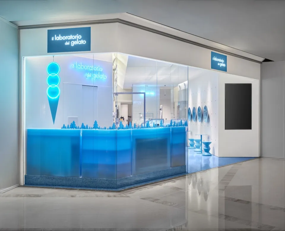 序态设计以“融化的大冰块”打造ILDG上海冰淇淋店 - 图片 5