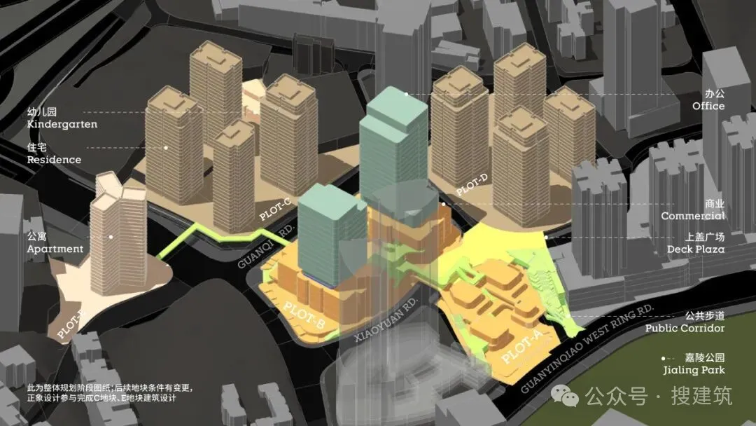 goa大象设计破解观音桥旧城更新痛点造山城立体街区 - 图片 5