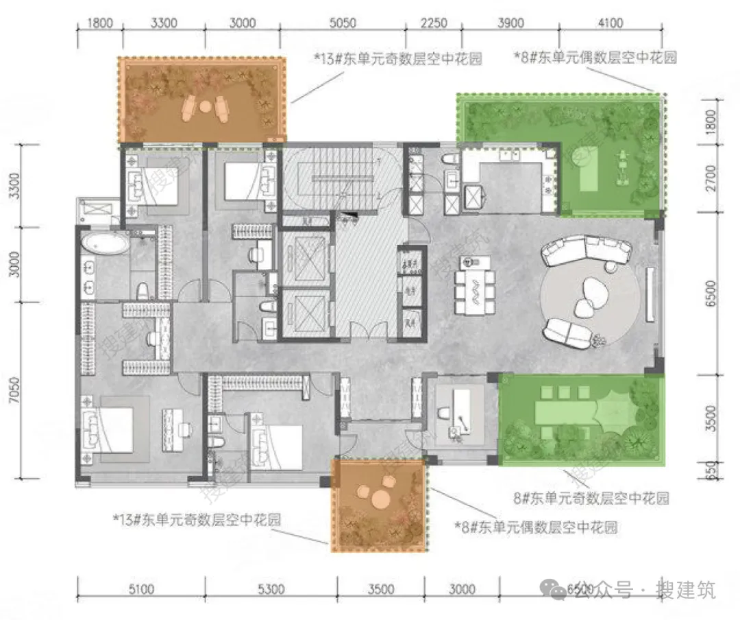 200平以上第四代住宅露台设计案例解析 - 图片 7