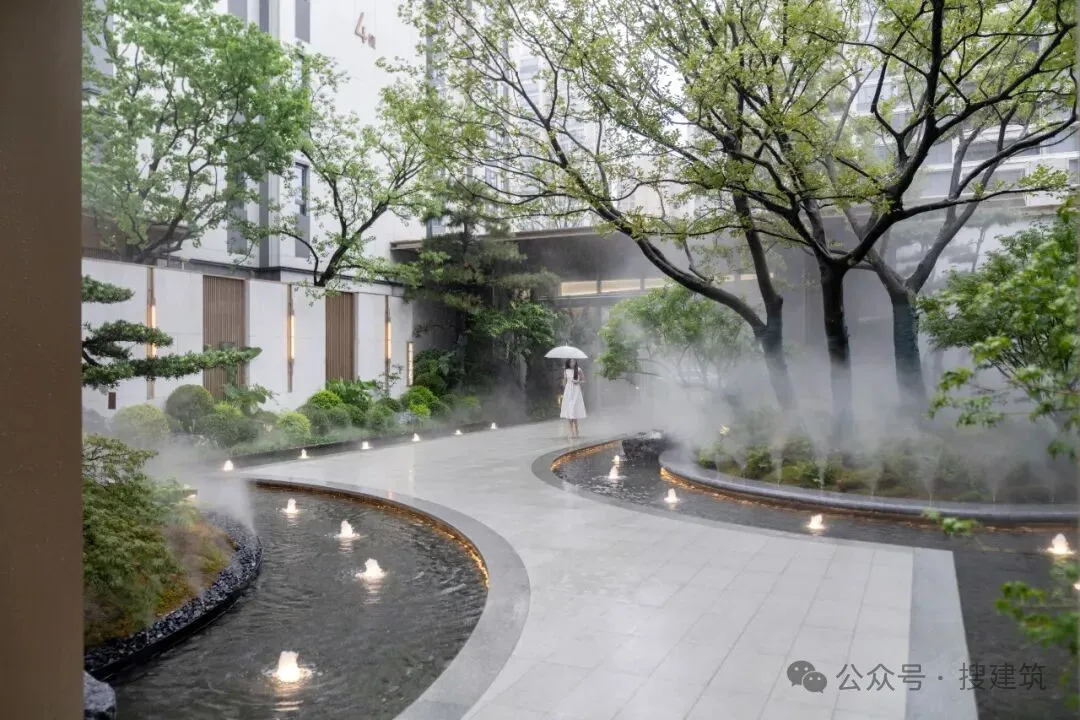 杭州保利臻和雅颂非遗伞江南景观社区竟成设计参考样本 - 图片 7