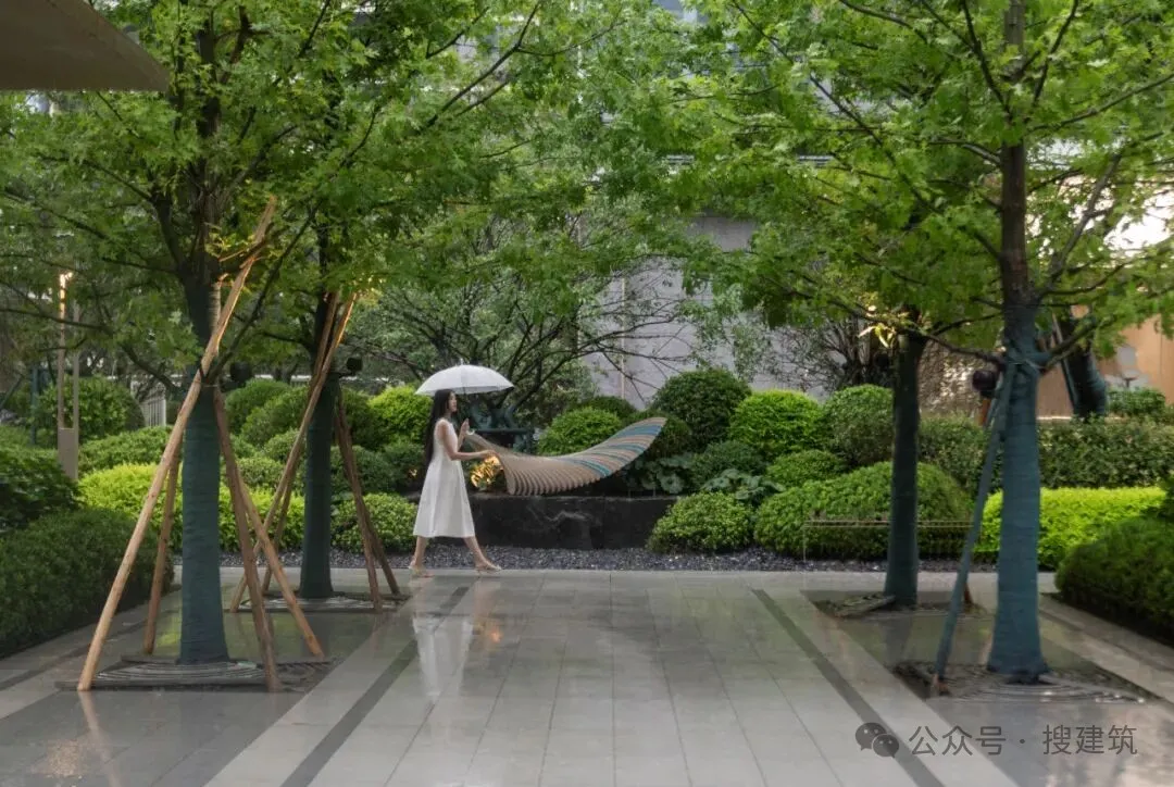 杭州保利臻和雅颂非遗伞江南景观社区竟成设计参考样本 - 图片 9