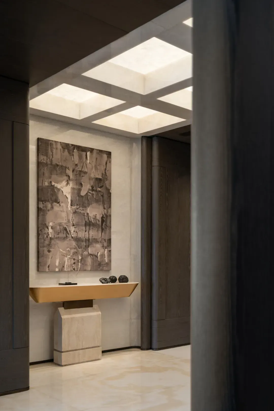 杭州钱塘江边“归屿”大平层：把人文江景搬进静谧家 - 图片 9