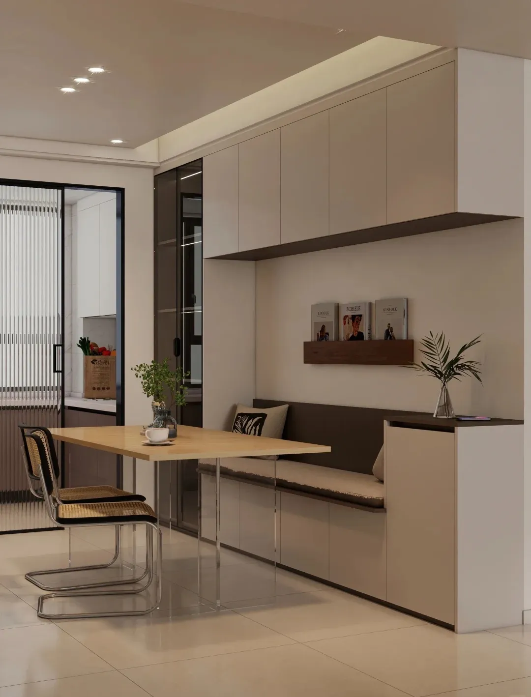 传统长餐桌淘汰！广东流行5种适配户型的实用餐桌设计 - 图片 5