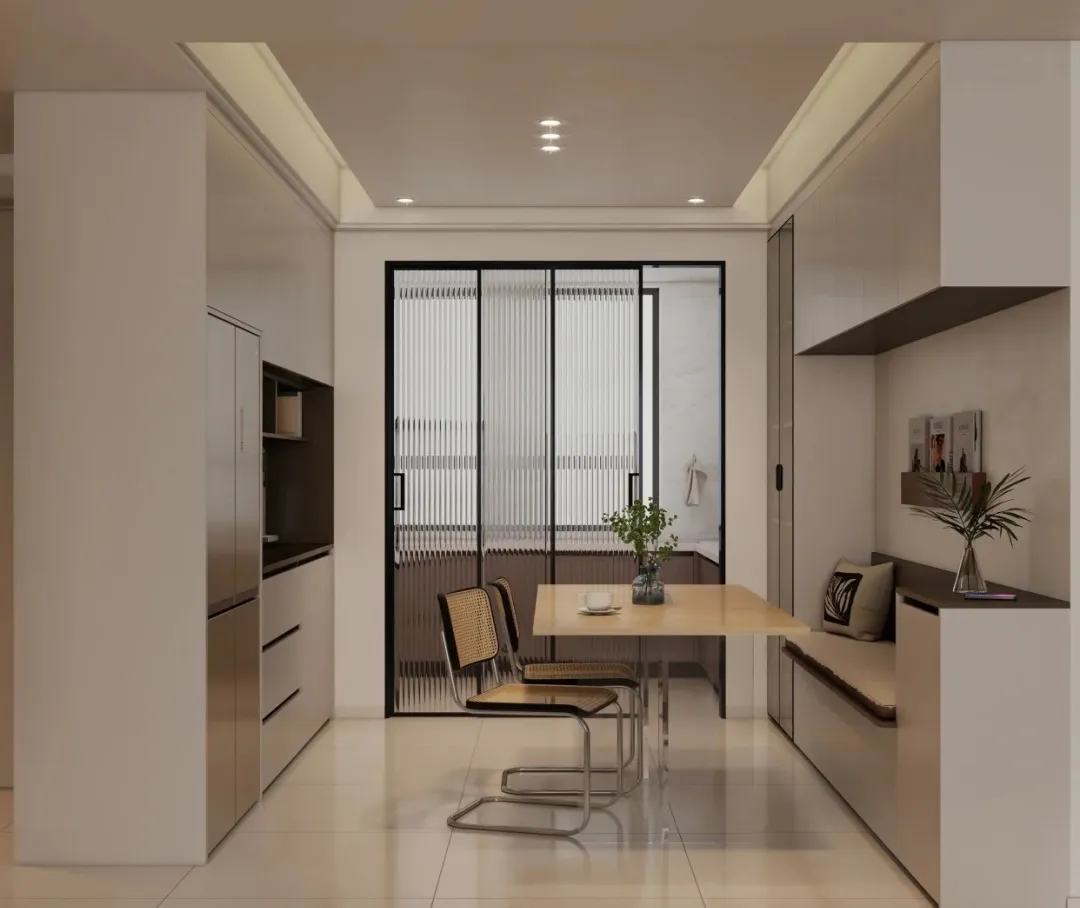 传统长餐桌淘汰！广东流行5种适配户型的实用餐桌设计 - 图片 6