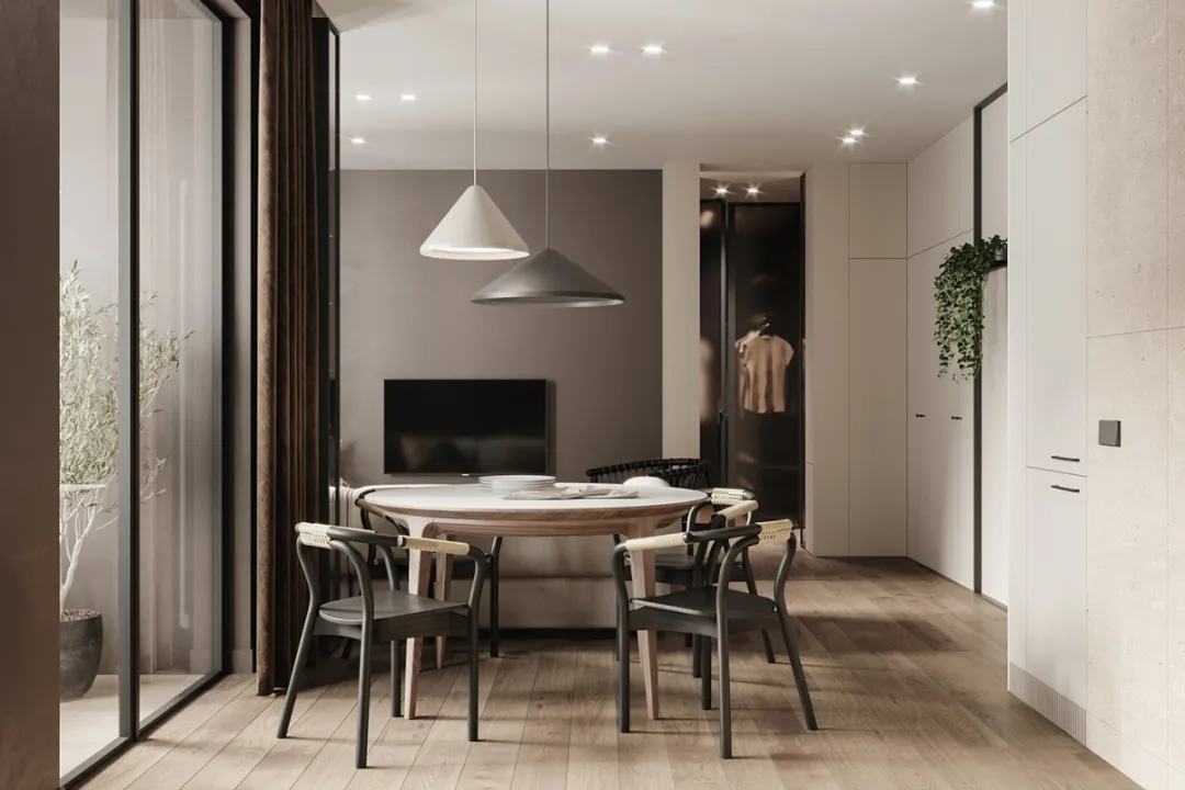 推荐全球设计干货自媒体，解析63㎡极简公寓案例 - 图片 8