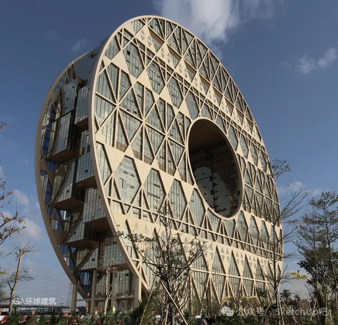 被批俗气的铜钱造型广州圆大厦13.6亿起拍 - 图片 5