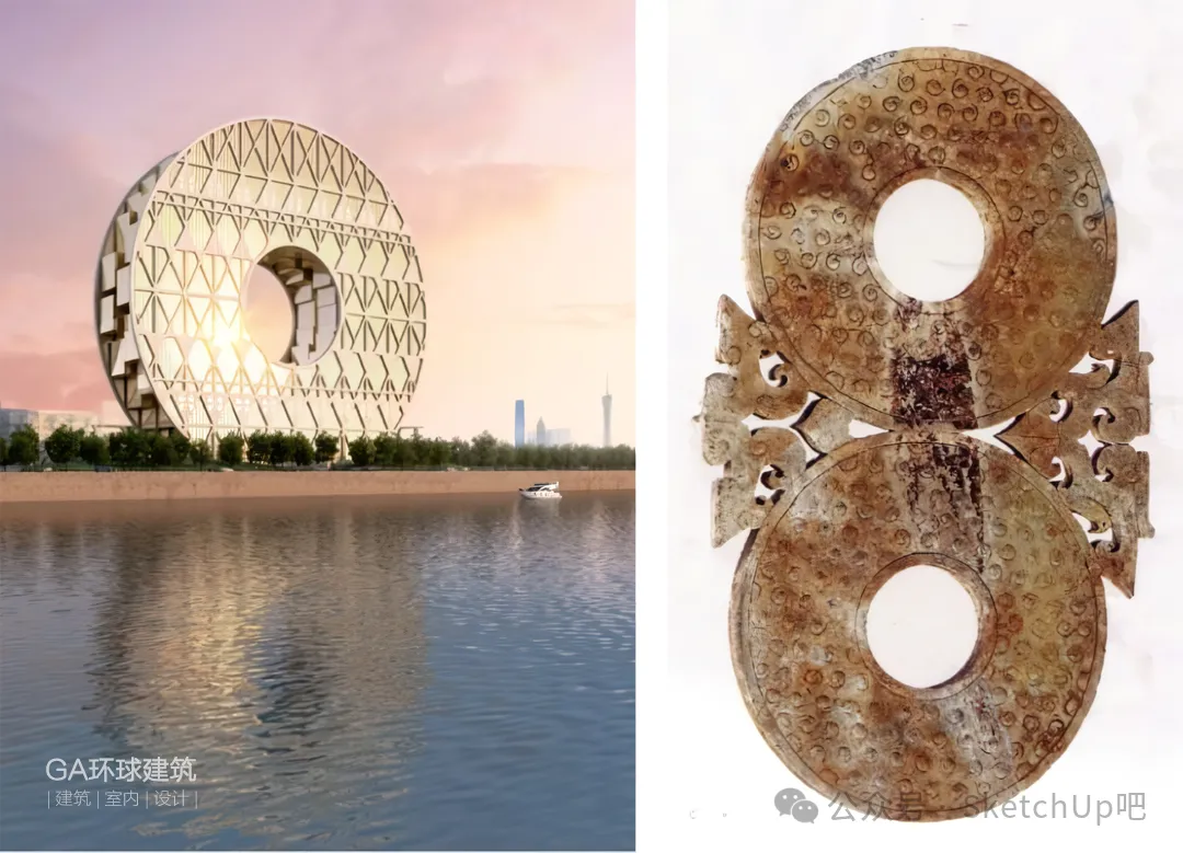 被批俗气的铜钱造型广州圆大厦13.6亿起拍 - 图片 7