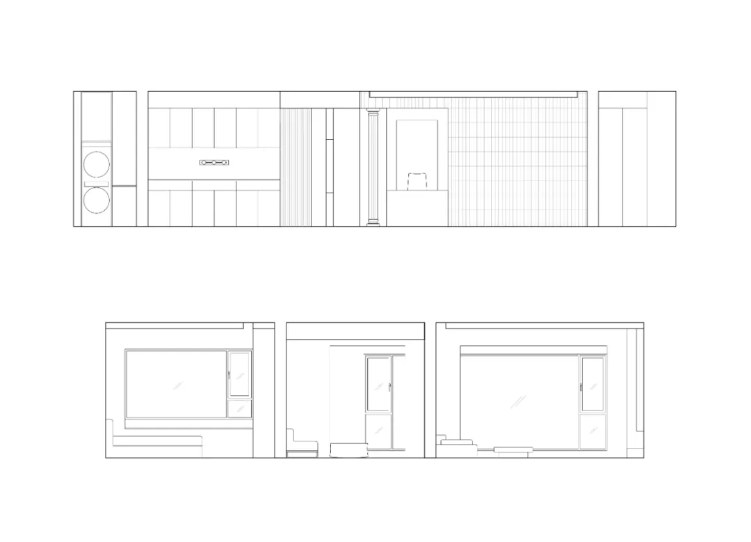 湖南150㎡零零后男生住宅：灰黑融绿意造树景庇护所 - 图片 5