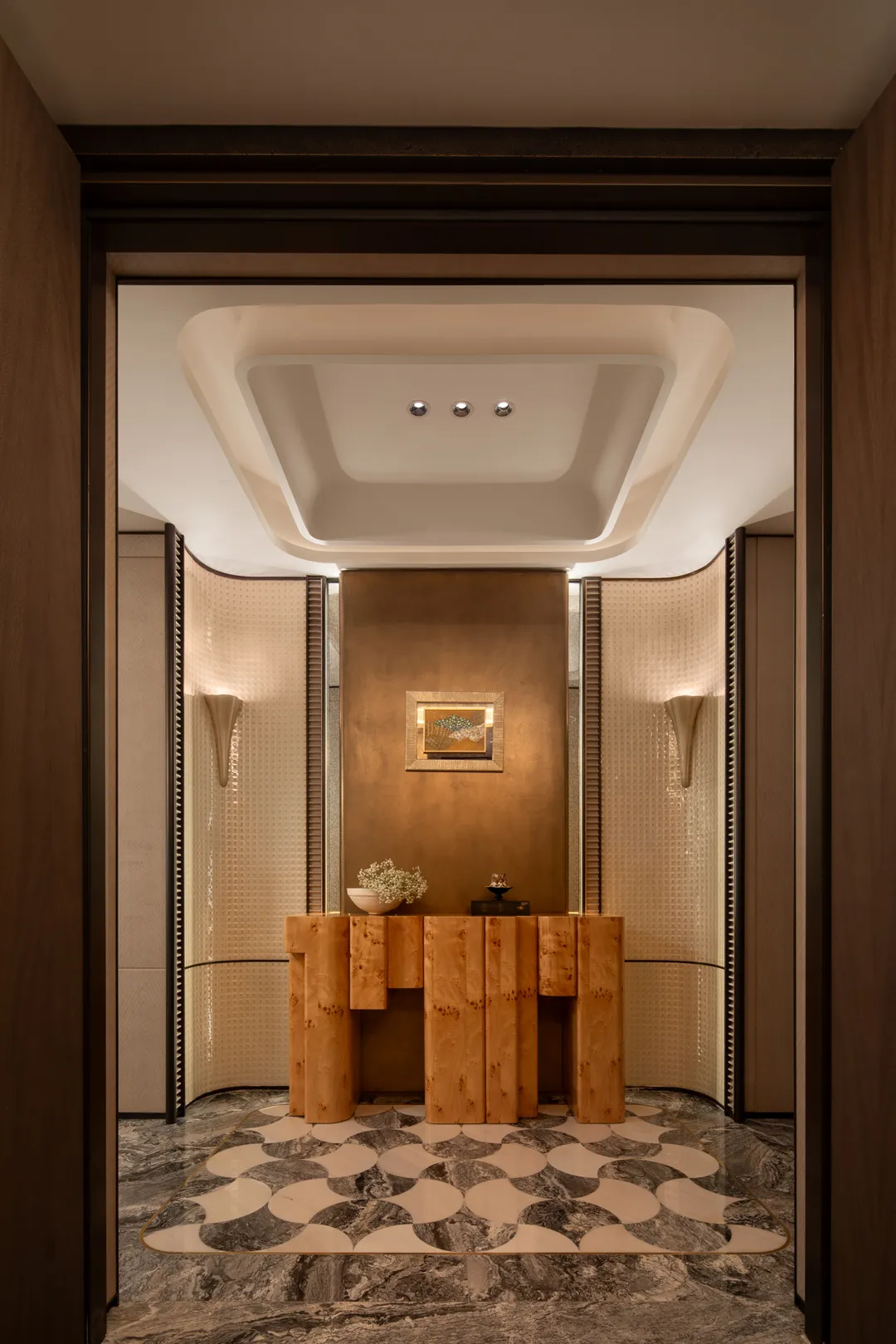 福州绿城芝蘭月华220㎡样板间：低饱和雅奢里的人文功能秘境 - 图片 7