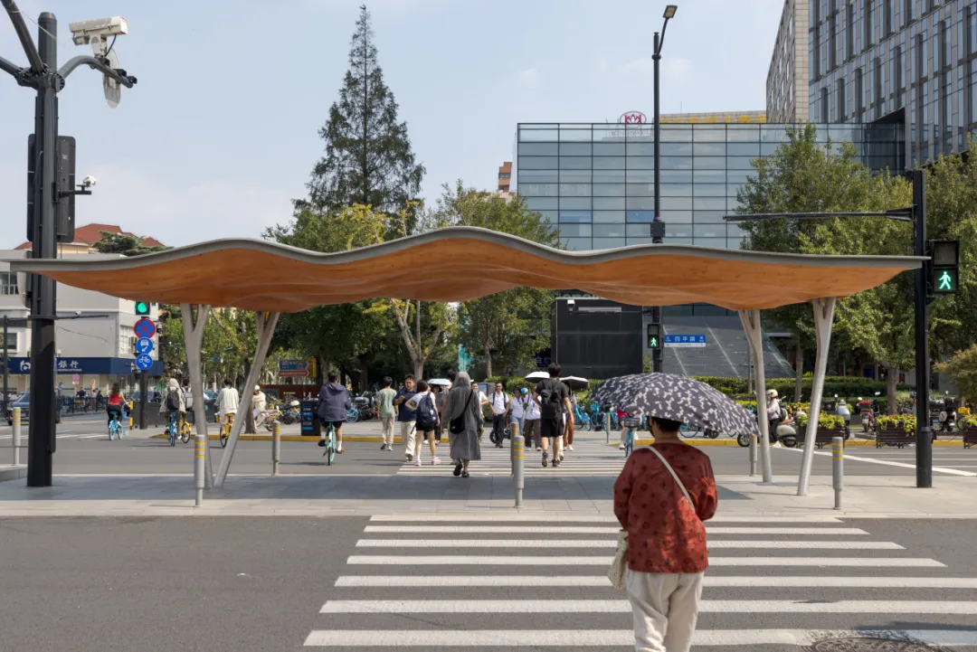 同济这个小过街亭，凭3个设计点成设计案例 - 图片 8