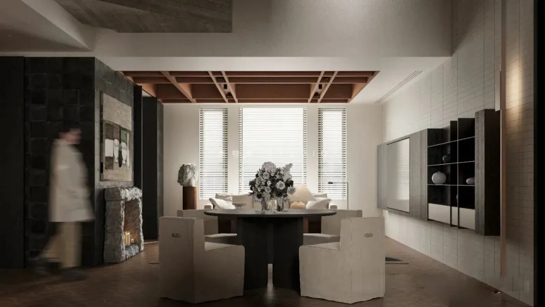 集物所郑州两私宅设计：巧思造有戏的精神空间 - 图片 8