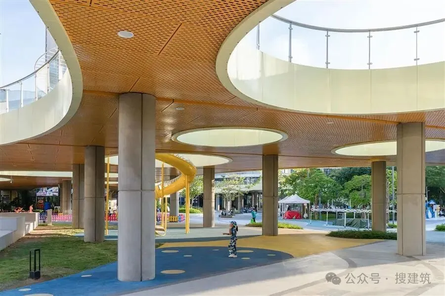 金湾邻里汇低成本改造：公园+平台串起孤立建筑成社区客厅 - 图片 5