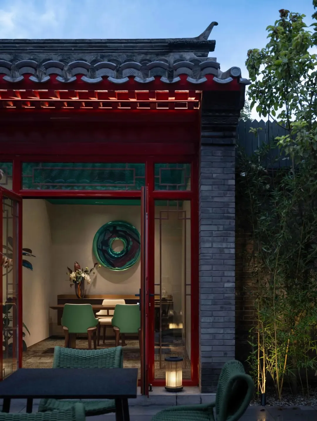 北京240㎡四合院，这用色好颠覆！ - 图片 7