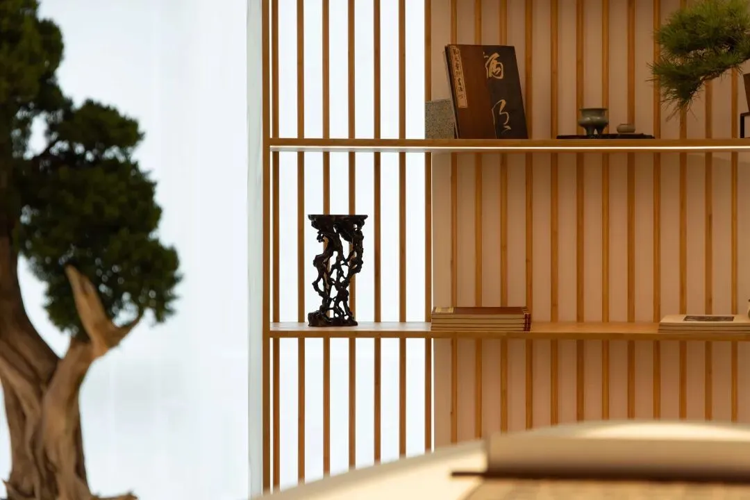 璞造设计用竹为意外艺术造1400㎡东方感城市会客厅 - 图片 6