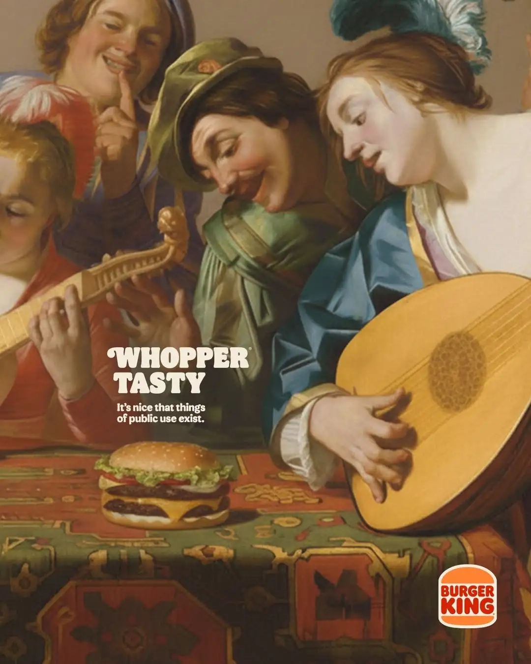 汉堡王“恶搞”世界名画,亨氏把番茄玩出花 - 图片 5