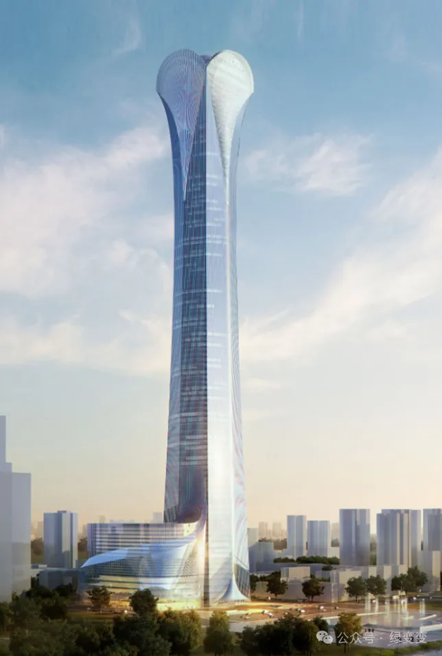 武汉长江之门巨变:475米超高层腰斩到246米做科研 - 图片 5