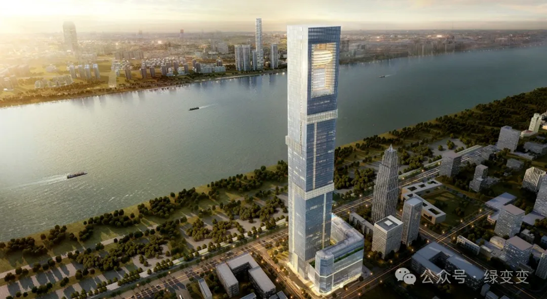 武汉长江之门巨变:475米超高层腰斩到246米做科研 - 图片 6