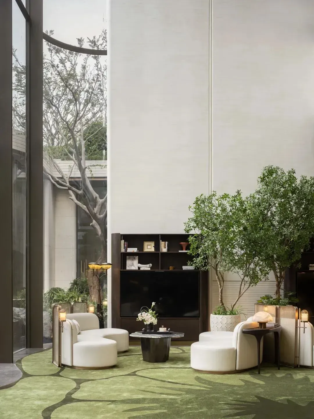 西安800㎡会所设计：花卉+古城人文造自然奢华空间 - 图片 7