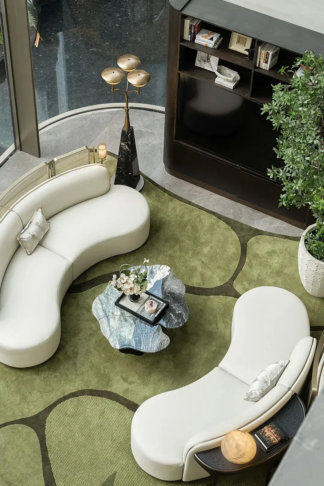 西安800㎡会所设计：花卉+古城人文造自然奢华空间 - 图片 8