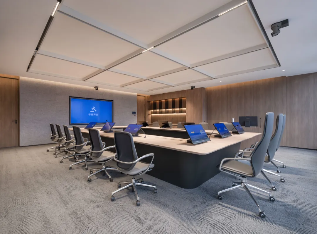 上海国际仲裁中心室内设计：“秤杆秤砣”藏着公平的空间密码 - 图片 7