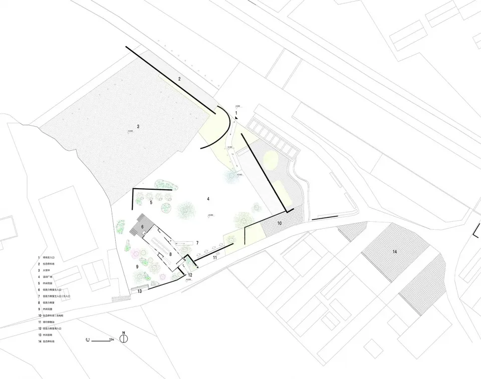 海塔设计平谷峡谷乡村教室 生态建造连教育社区 - 图片 5