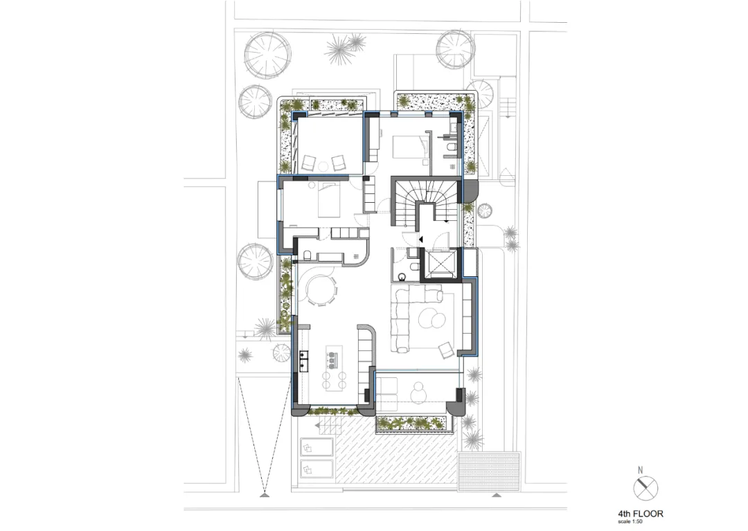 设计师不只是设计！雅典Lumen顶层复式的“有机奢华”真实生活 - 图片 9