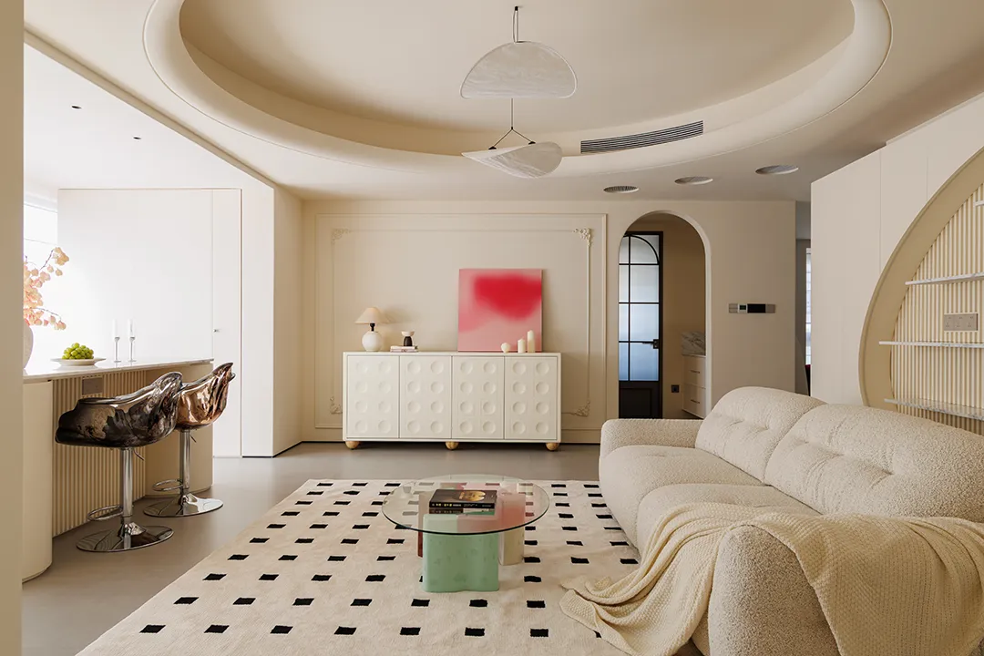 260㎡法式×东方宅：弧光打造温柔叙事居家空间 - 图片 8