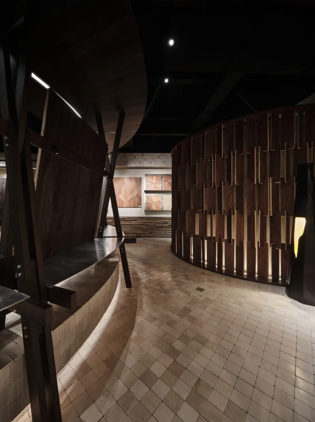 杭州术木地板展厅用“编木+璇室”重构空间语言 - 图片 8