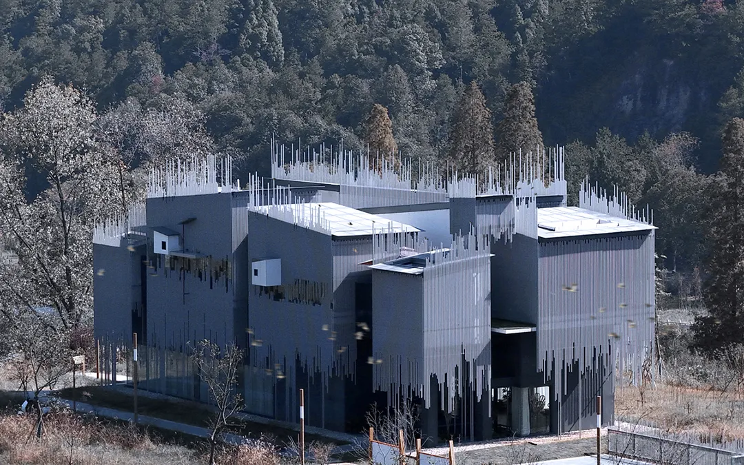 明溪鸟文化交流中心“屏风山水+鸟巢”鸟类友好设计案例 - 图片 8