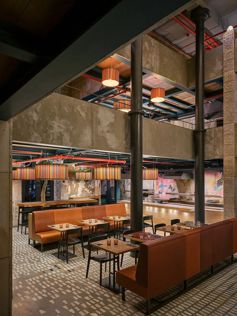 布拉格墨西哥餐厅用画廊结构+墨西哥文化做沉浸式餐饮设计 - 图片 5